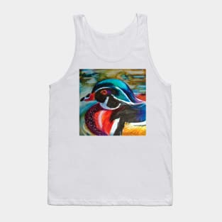 It's a Little Wood Duck, Floating on the Water Tank Top